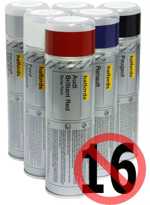 Halfords scratch chip repair for Renault Hologram Grey 298307